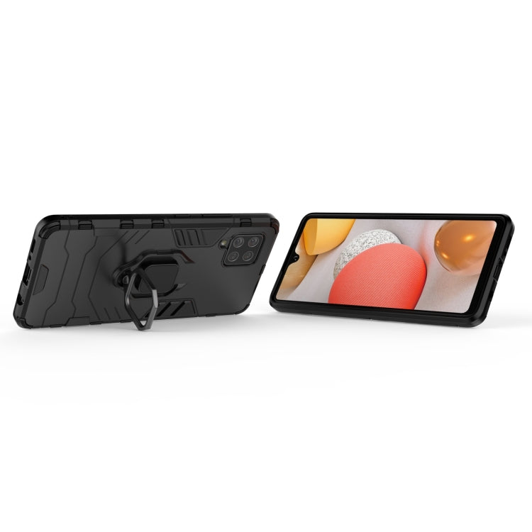 For Samsung Galaxy A42 5G PC + TPU Shockproof Protective Case with Magnetic Ring Holder