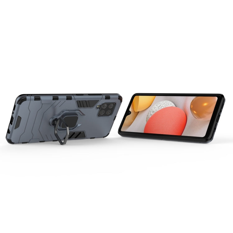 For Samsung Galaxy A42 5G PC + TPU Shockproof Protective Case with Magnetic Ring Holder