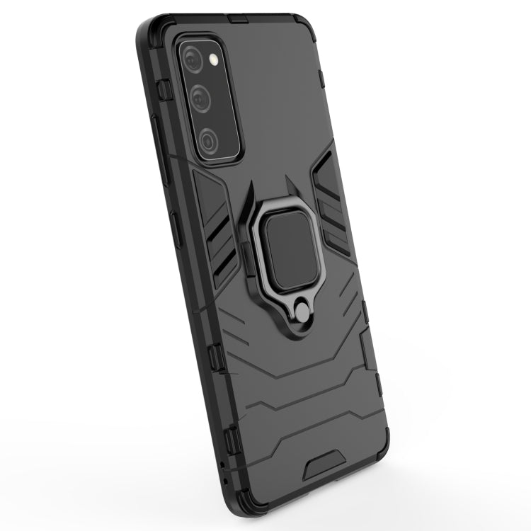 For Samsung Galaxy S20 FE PC + TPU Shockproof Protective Case with Magnetic Ring Holder