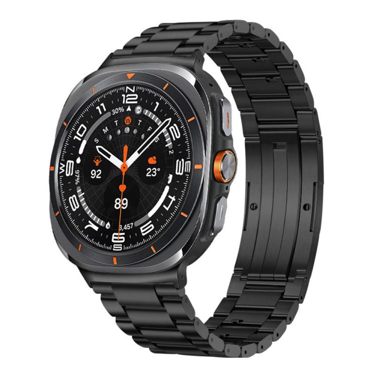 For Samsung Galaxy Watch8 / Watch8 Classic Detachable Three Beads HW Buckle Titanium Alloy Watch Band
