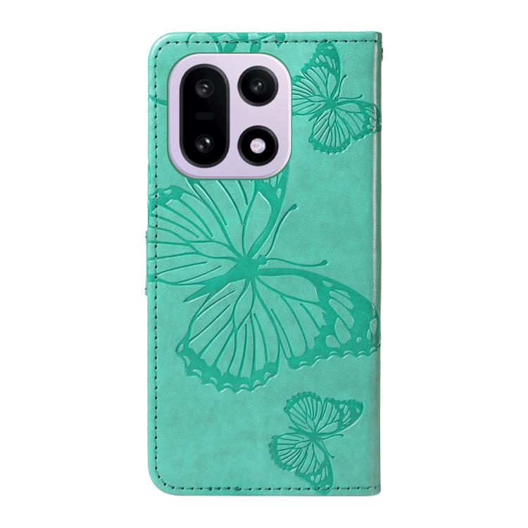For OnePlus 15 3D Butterfly Embossed Pattern Flip Leather Phone Case