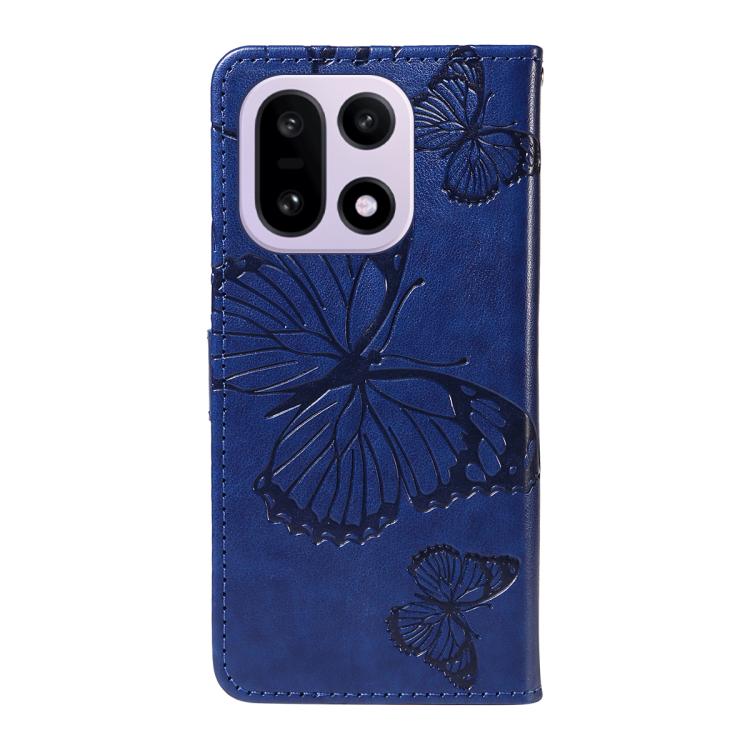 For OnePlus 15 3D Butterfly Embossed Pattern Flip Leather Phone Case