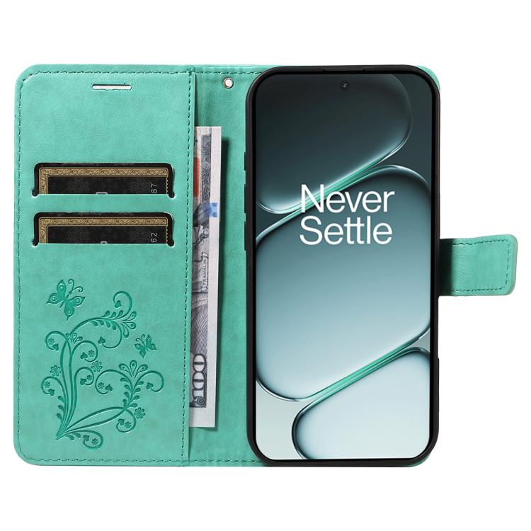 For OnePlus Ace 6 3D Butterfly Embossed Pattern Flip Leather Phone Case