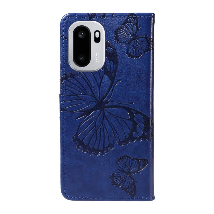 For OnePlus Ace 6 3D Butterfly Embossed Pattern Flip Leather Phone Case