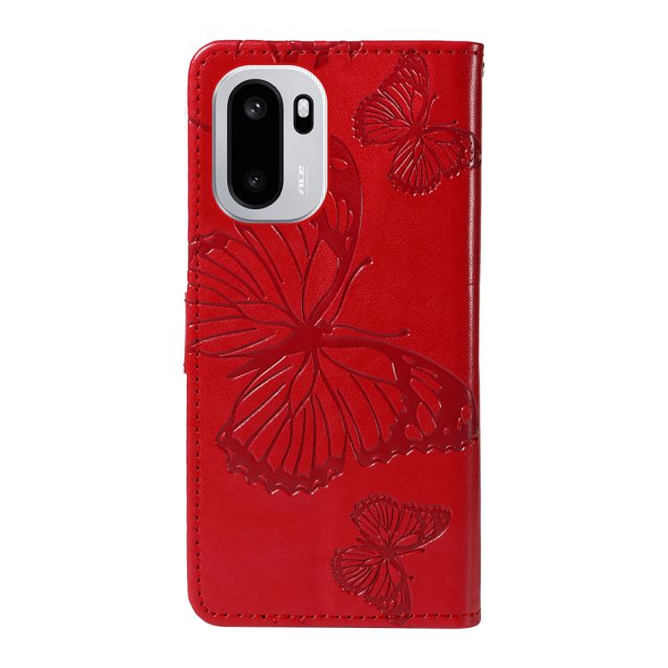 For OnePlus Ace 6 3D Butterfly Embossed Pattern Flip Leather Phone Case