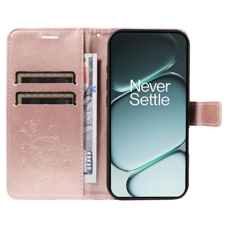 For OnePlus Ace 6 3D Butterfly Embossed Pattern Flip Leather Phone Case
