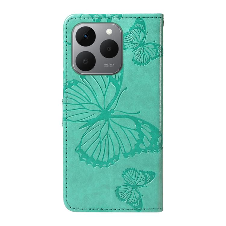 For Realme 15T 5G 3D Butterfly Embossed Pattern Flip Leather Phone Case