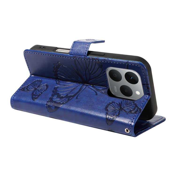 For Realme 15T 5G 3D Butterfly Embossed Pattern Flip Leather Phone Case