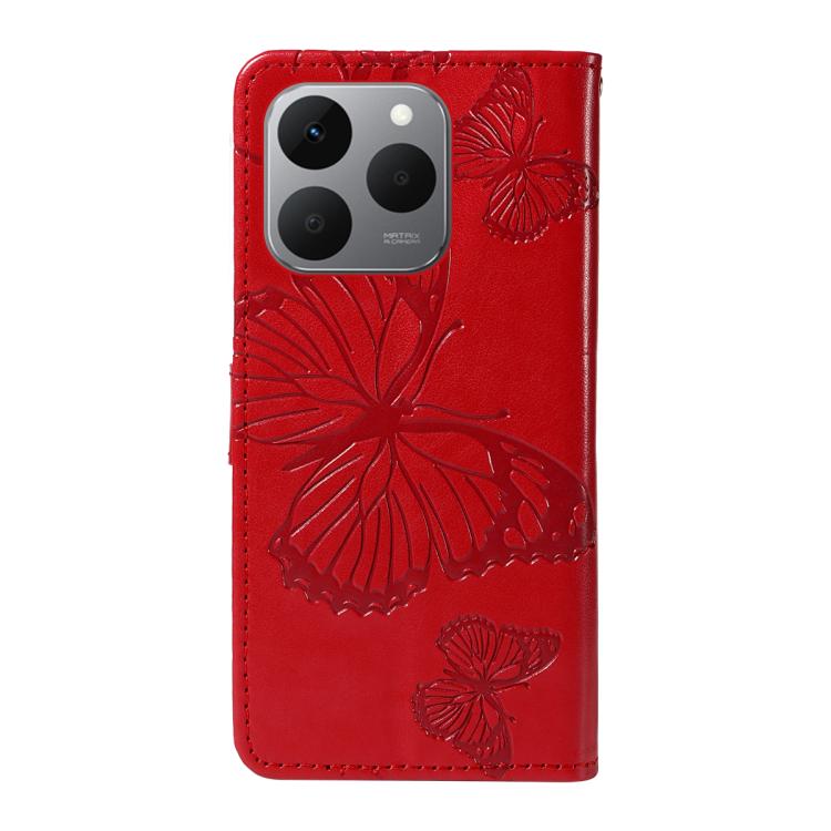 For Realme 15T 5G 3D Butterfly Embossed Pattern Flip Leather Phone Case