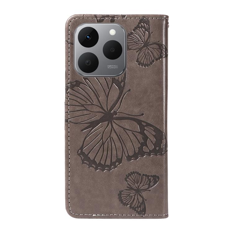 For Realme 15T 5G 3D Butterfly Embossed Pattern Flip Leather Phone Case