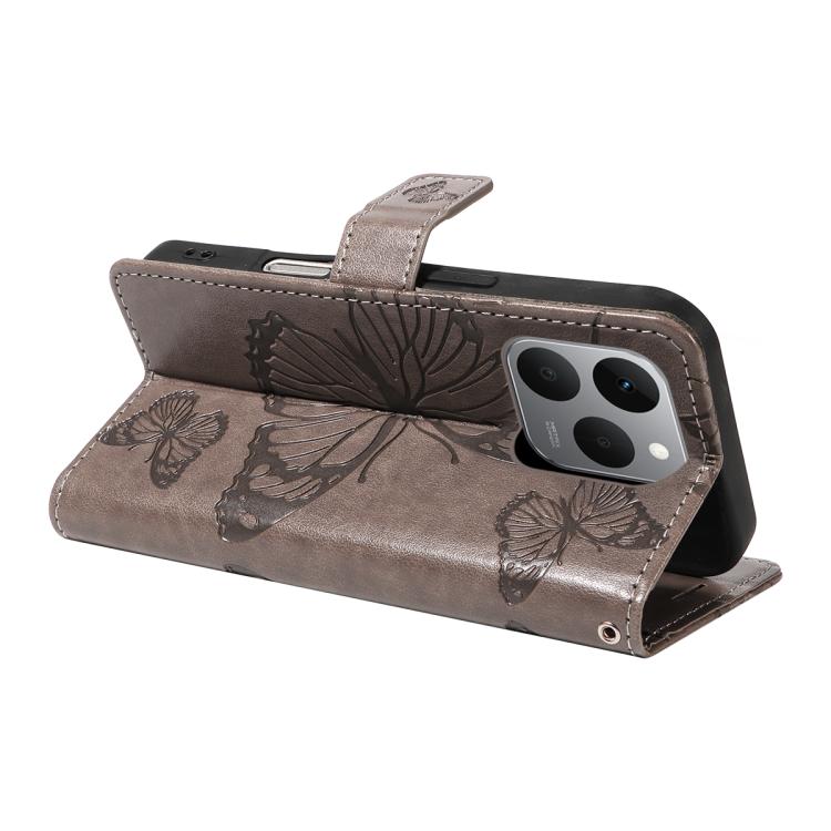 For Realme 15T 5G 3D Butterfly Embossed Pattern Flip Leather Phone Case