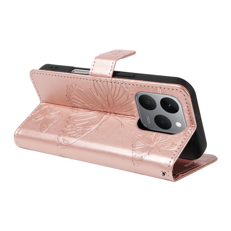 For Realme 15T 5G 3D Butterfly Embossed Pattern Flip Leather Phone Case