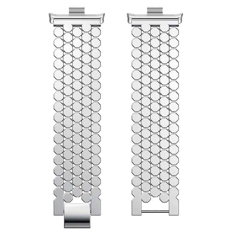 For vivo Watch GT / iQOO Watch GT Fish Scale Texture Metal Stainless Steel Watch Band