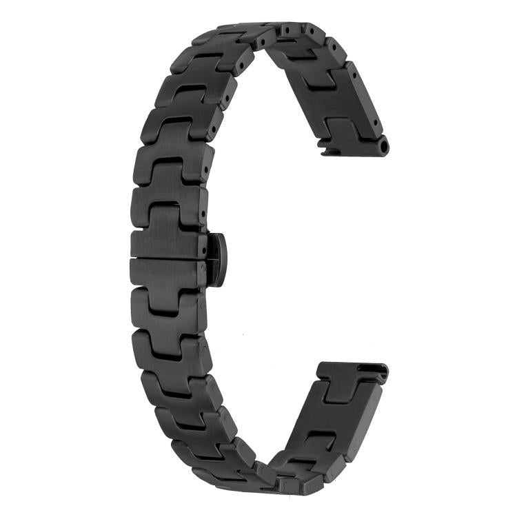 For Apple Watch 42mm / 41mm / 40mm / 38mm H-style Width 14mm Stainless Steel Metal Watch Band
