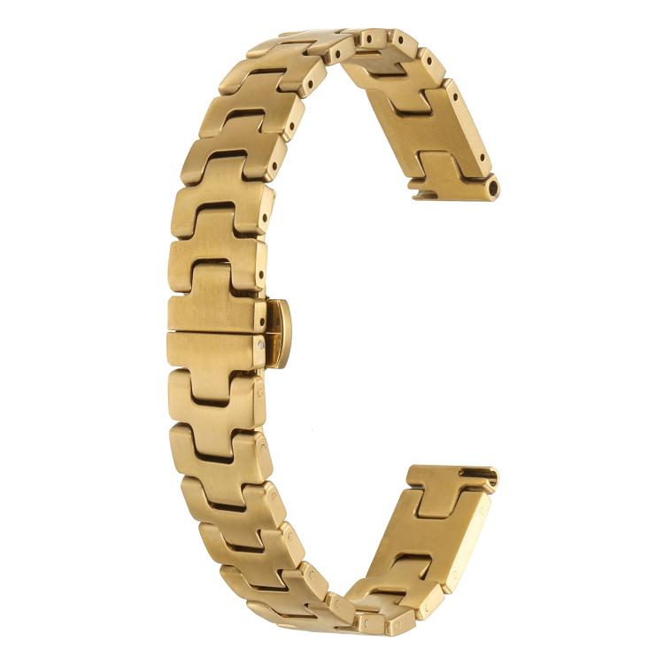 For Apple Watch 42mm / 41mm / 40mm / 38mm H-style Width 14mm Stainless Steel Metal Watch Band