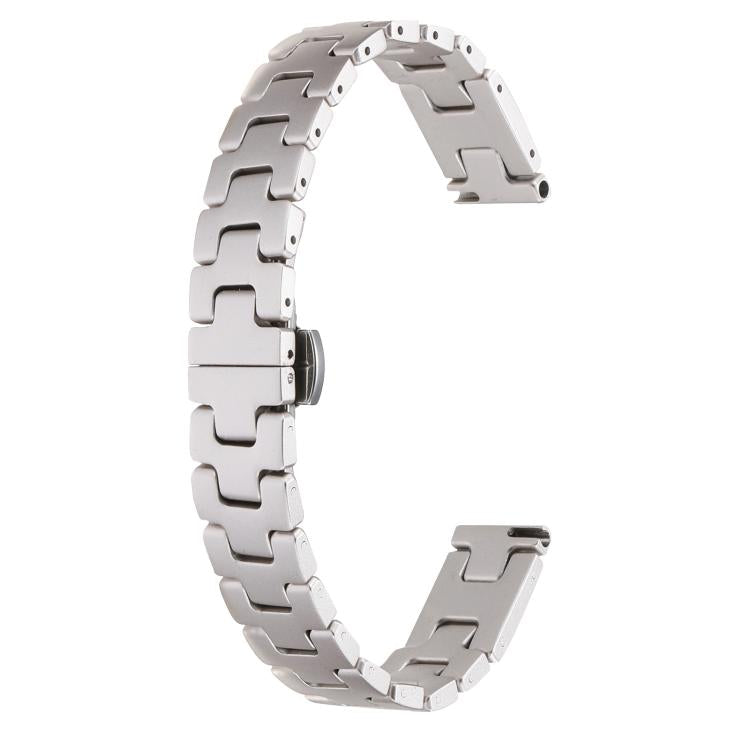 For Apple Watch 42mm / 41mm / 40mm / 38mm H-style Width 14mm Stainless Steel Metal Watch Band
