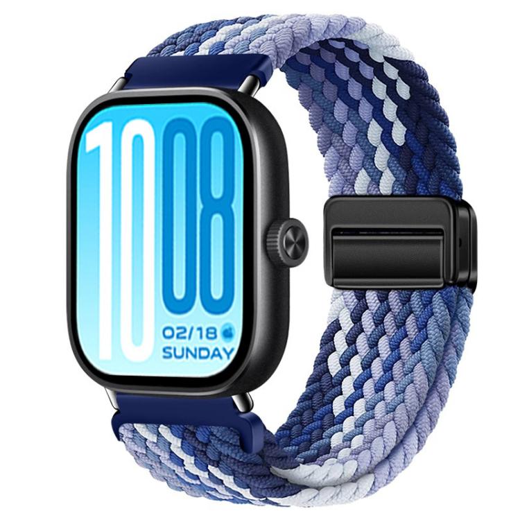For vivo Watch GT 2 / iQOO Watch GT 2 Magnetic Buckle Nylon Braided Loop Watch Band