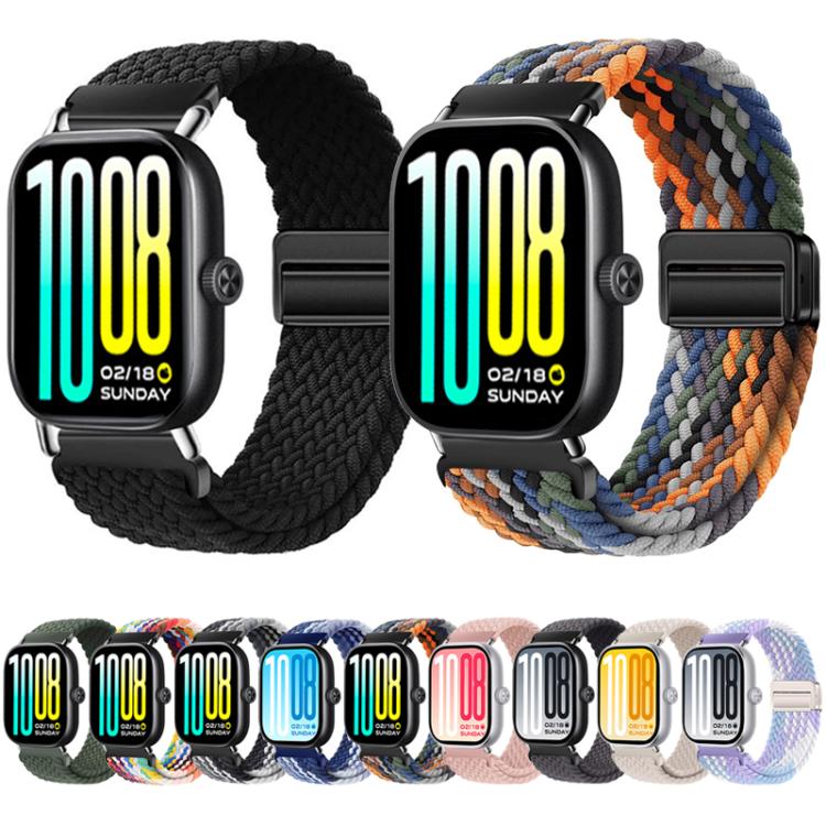 For vivo Watch GT / iQOO Watch GT Magnetic Buckle Nylon Braided Loop Watch Band