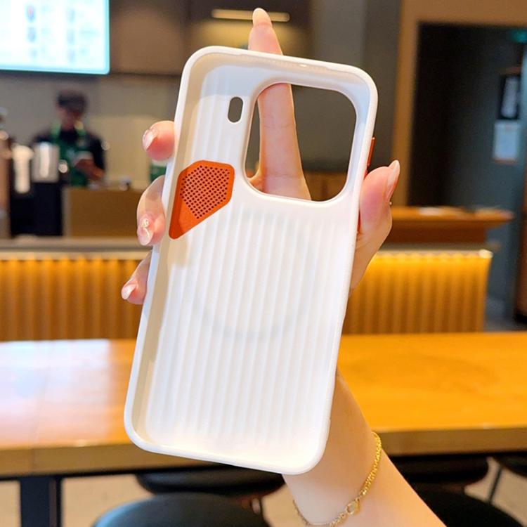 For OPPO Find X9 PC + TPU + Leather Cooling Holes MagSafe Phone Case