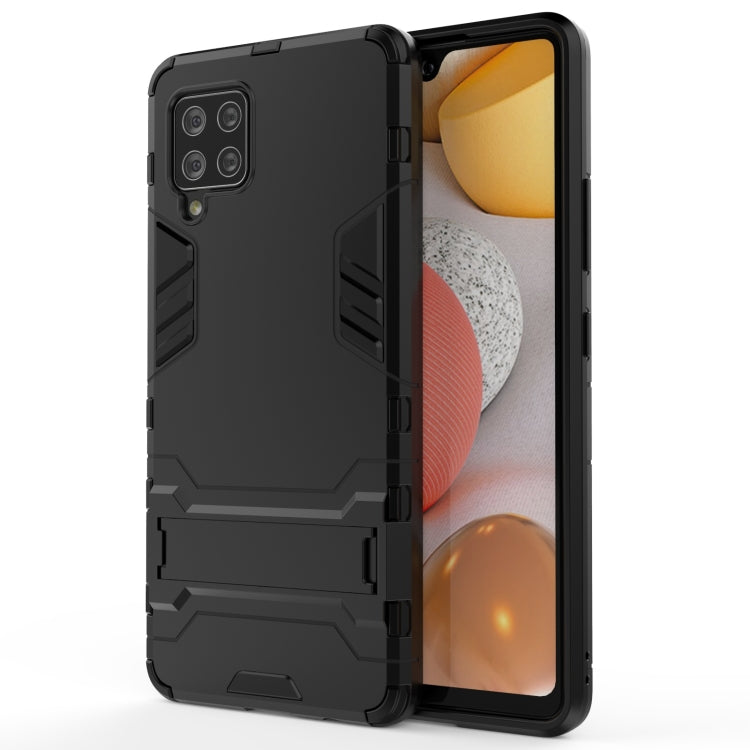 For Samsung Galaxy A42 5G Shockproof PC + TPU Protective Case with Invisible Holder
