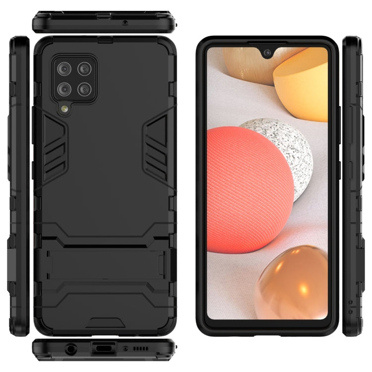 For Samsung Galaxy A42 5G Shockproof PC + TPU Protective Case with Invisible Holder