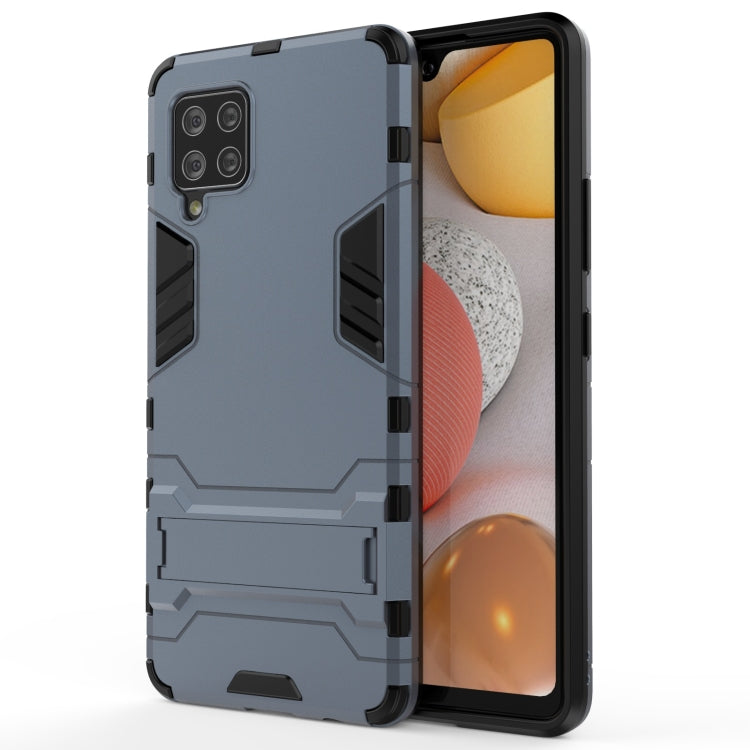For Samsung Galaxy A42 5G Shockproof PC + TPU Protective Case with Invisible Holder
