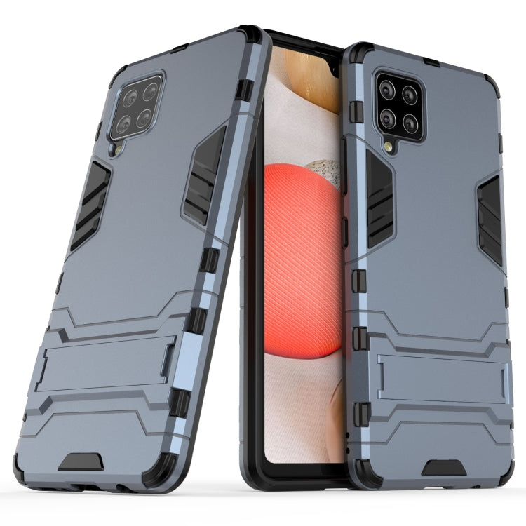 For Samsung Galaxy A42 5G Shockproof PC + TPU Protective Case with Invisible Holder