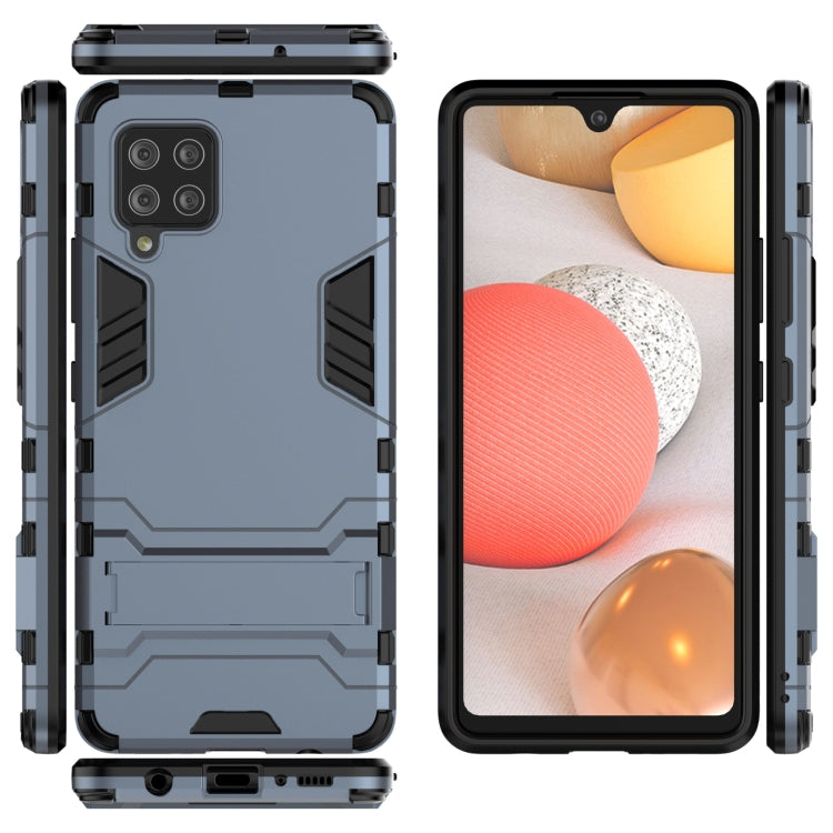 For Samsung Galaxy A42 5G Shockproof PC + TPU Protective Case with Invisible Holder
