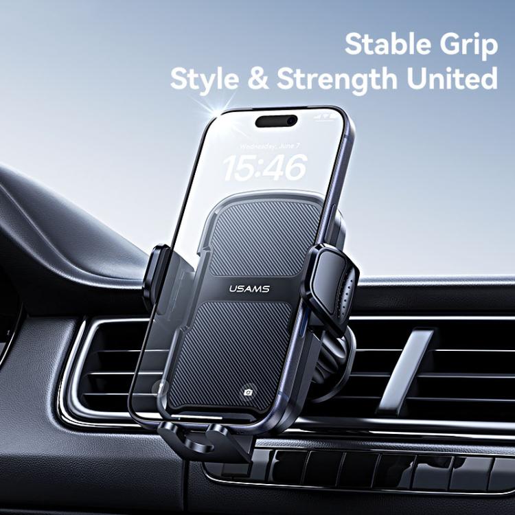 USAMS ZJ085 Car Air Vent Phone Holder - Black