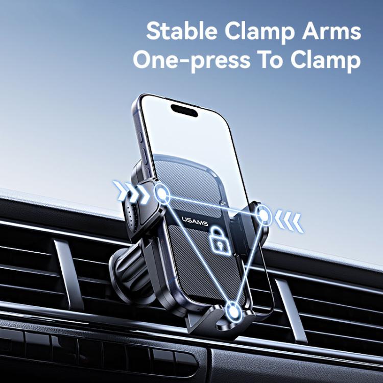 USAMS ZJ085 Car Air Vent Phone Holder - Black