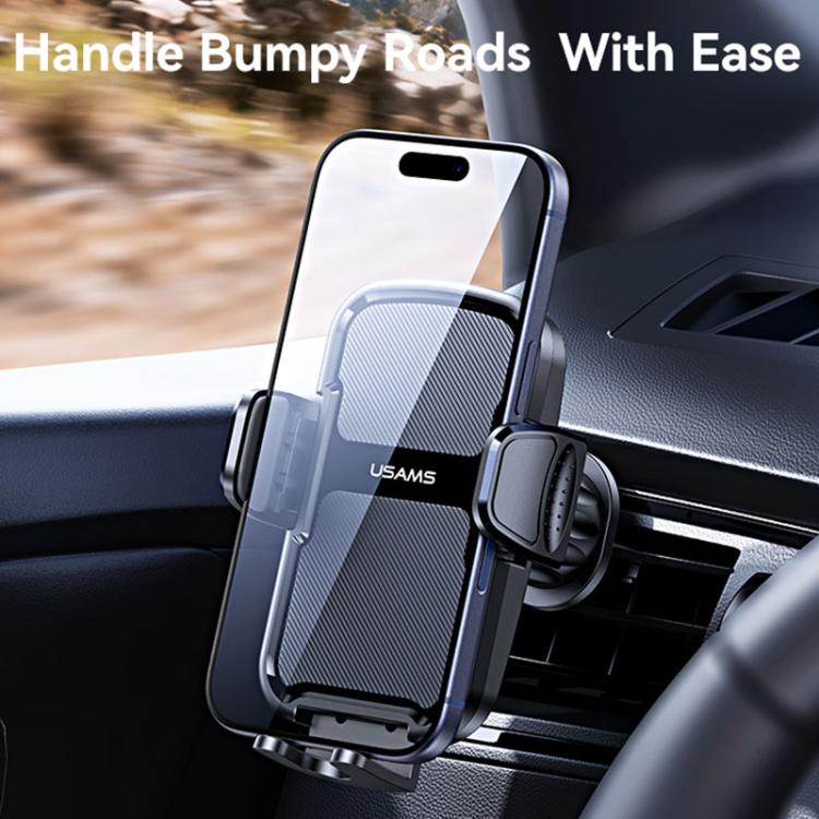 USAMS ZJ085 Car Air Vent Phone Holder - Black