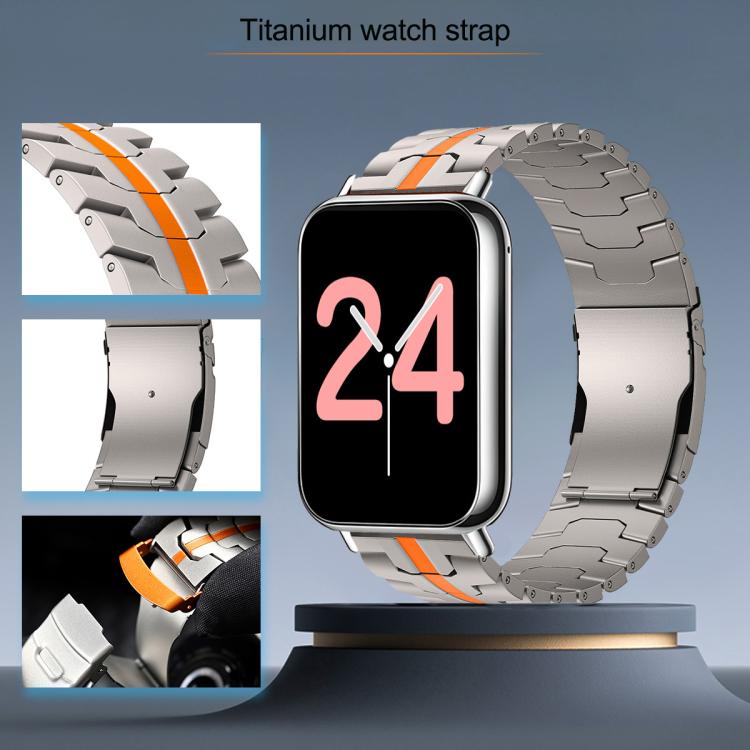 For vivo Watch GT / iQOO Watch GT Split Safety Buckle Titanium Alloy Watch Band