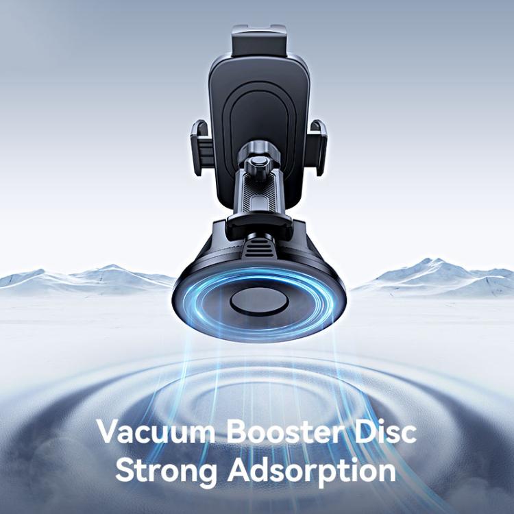 USAMS ZJ086 Car Vacuum Suction Cup Center Console Phone Holder - Black