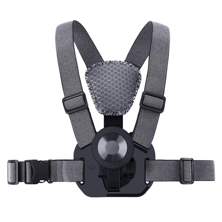 6 in 1 Magnetic Ring Base Vest-style Photography Chest Strap Body Mount Belt with Mount & Screw