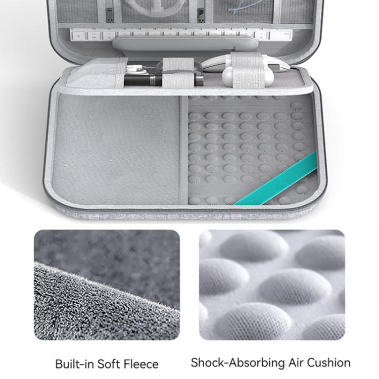 USAMS Jane07 12.6 inch Large Capacity Storage Bag - Grey