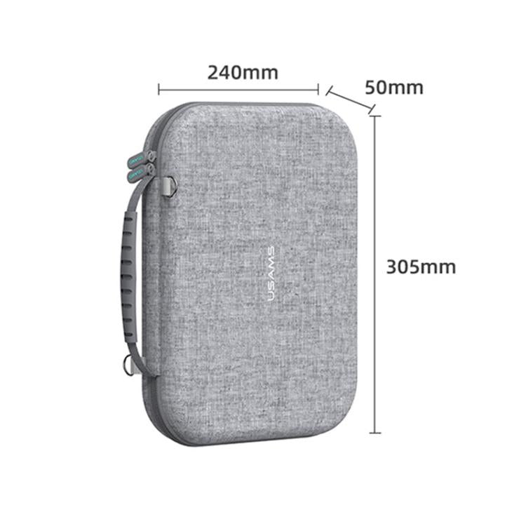 USAMS Jane07 12.6 inch Large Capacity Storage Bag - Grey
