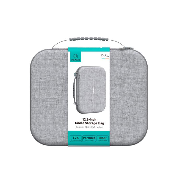 USAMS Jane07 12.6 inch Large Capacity Storage Bag - Grey