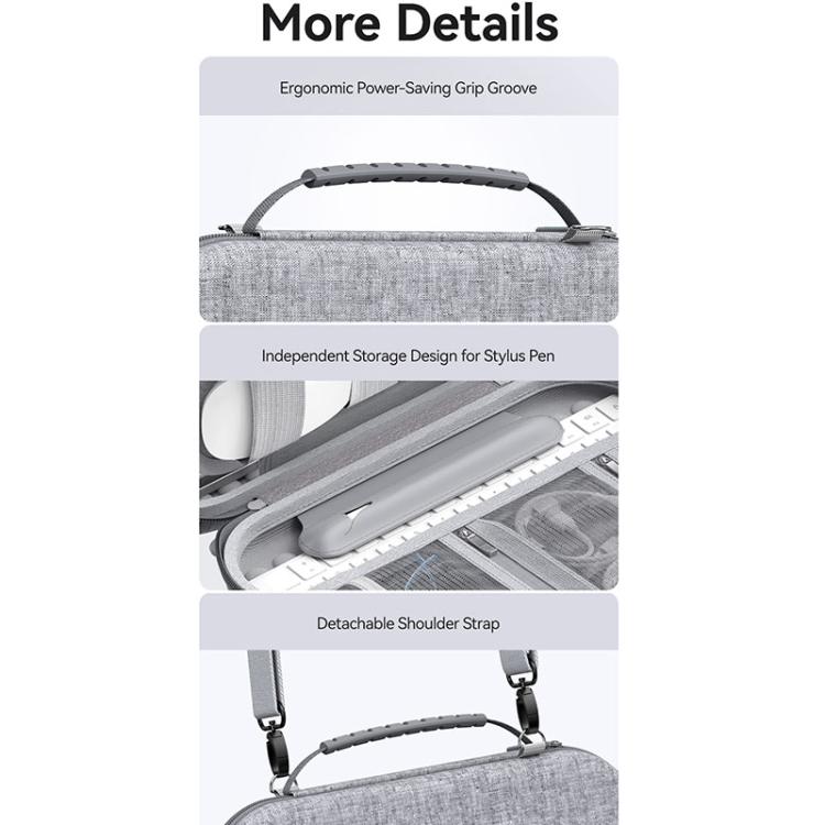 USAMS Jane08 14.6 inch Large Capacity Storage Bag - Grey