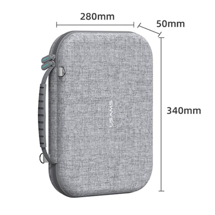 USAMS Jane08 14.6 inch Large Capacity Storage Bag - Grey