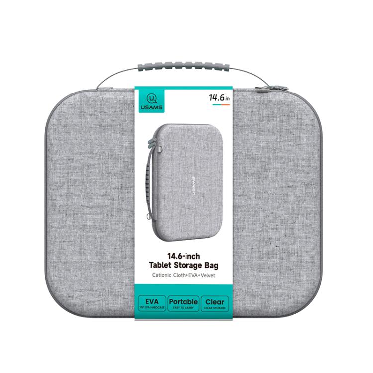 USAMS Jane08 14.6 inch Large Capacity Storage Bag - Grey