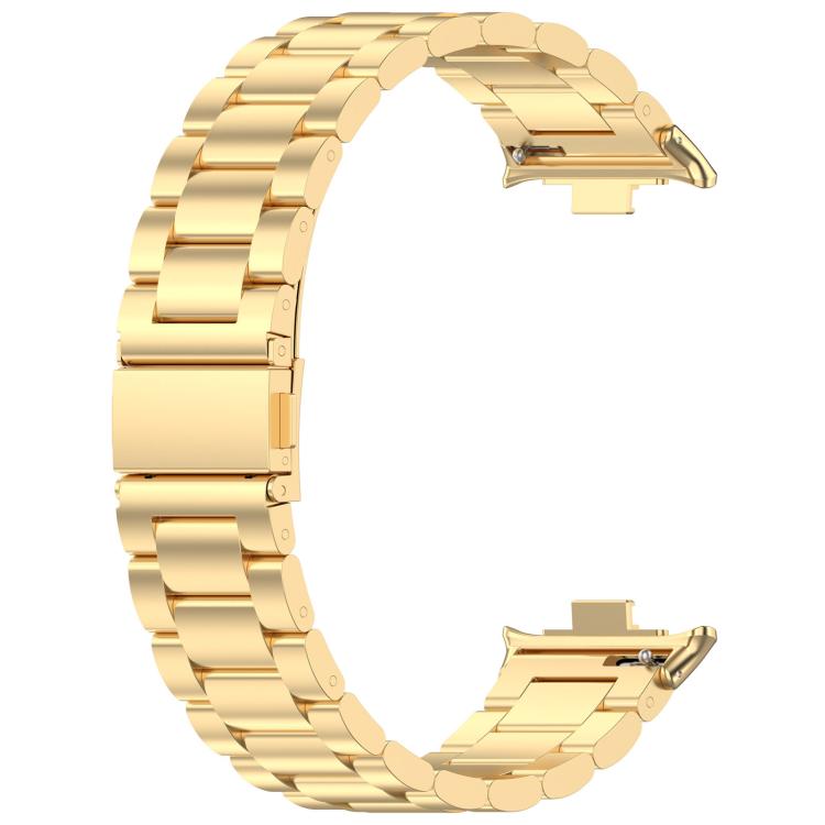 For vivo Watch GT 2 / iQOO Watch GT 2 Three Beads Flat Buckle Stainless Steel Watch Band