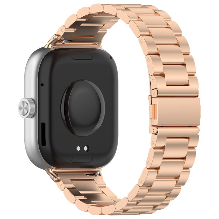 For vivo Watch GT 2 / iQOO Watch GT 2 Three Beads Flat Buckle Stainless Steel Watch Band