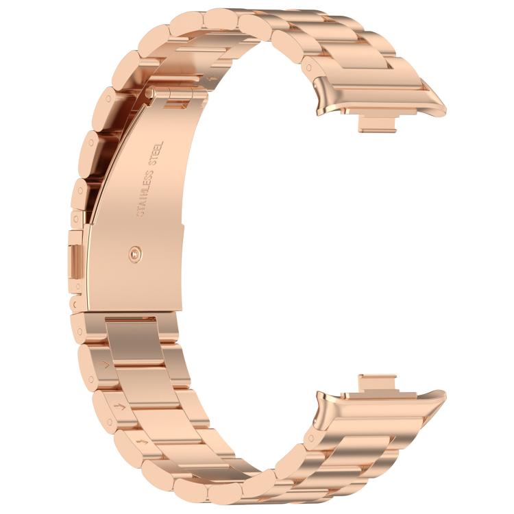 For vivo Watch GT 2 / iQOO Watch GT 2 Three Beads Flat Buckle Stainless Steel Watch Band