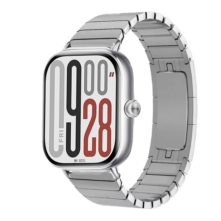 For vivo Watch GT / iQOO Watch GT One Beads Dual-Press Butterfly Buckle Stainless Steel Watch Band