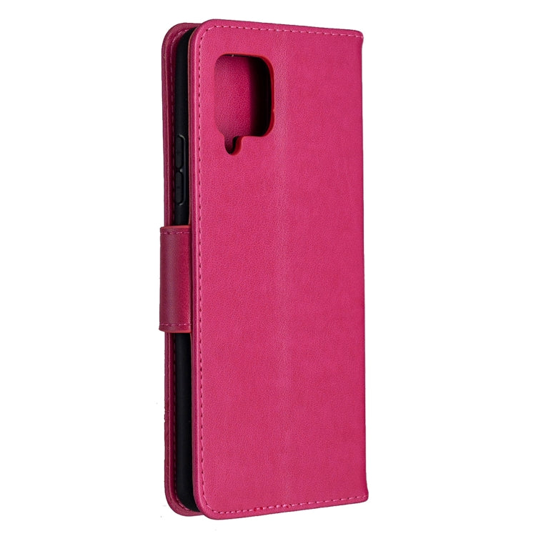 For Samsung Galaxy A42 5G Color Matching Denim Texture Horizontal Flip Leather Case with Holder & Card Slots & Wallet & Lanyard