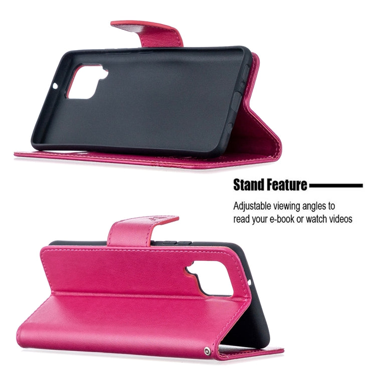 For Samsung Galaxy A42 5G Color Matching Denim Texture Horizontal Flip Leather Case with Holder & Card Slots & Wallet & Lanyard