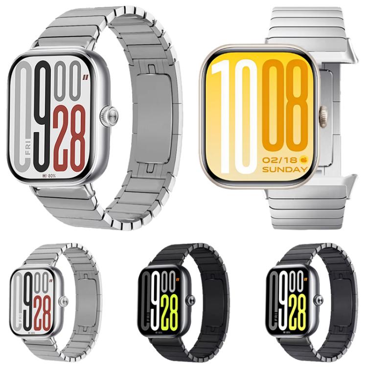 For vivo Watch GT / iQOO Watch GT One Beads Dual-Press Butterfly Buckle Titanium Alloy Watch Band