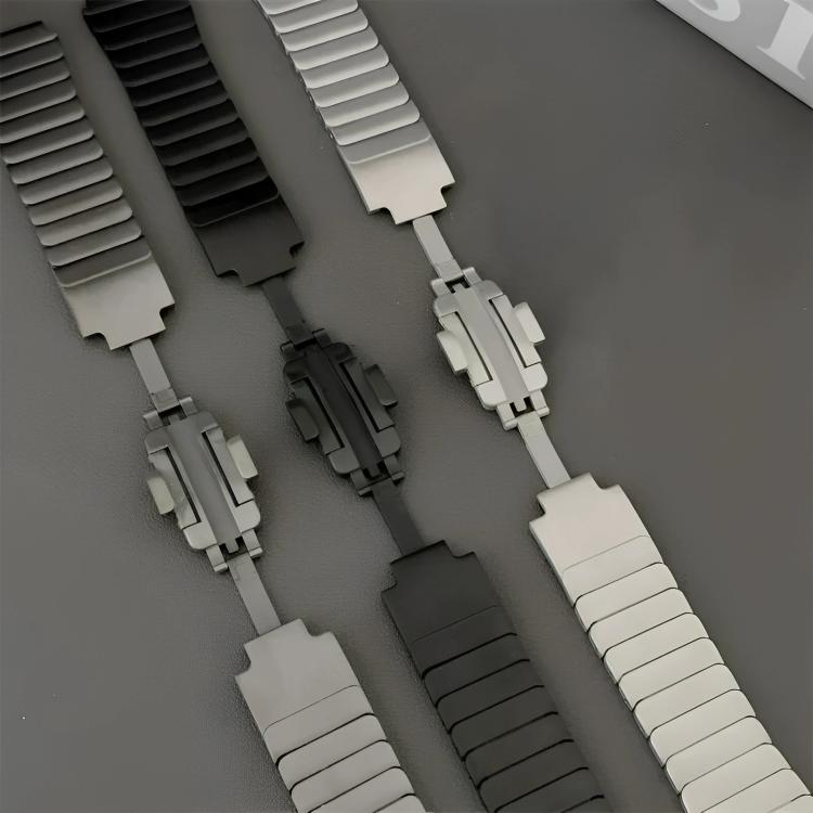 For vivo Watch GT / iQOO Watch GT One Beads Dual-Press Butterfly Buckle Titanium Alloy Watch Band