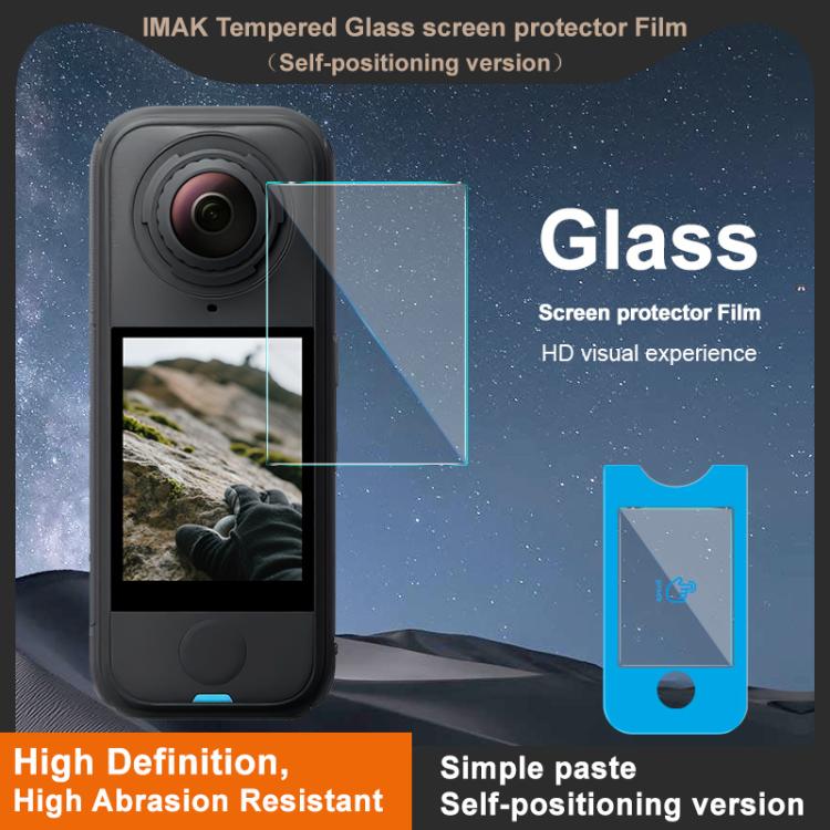 For Insta360 X4 Air imak Tempered Glass Film, Self-positioning Version