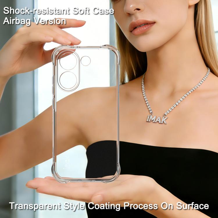 For Redmi Turbo 5 5G/Poco X8 Pro 5G imak Shockproof Airbag TPU Phone Case - Transparent